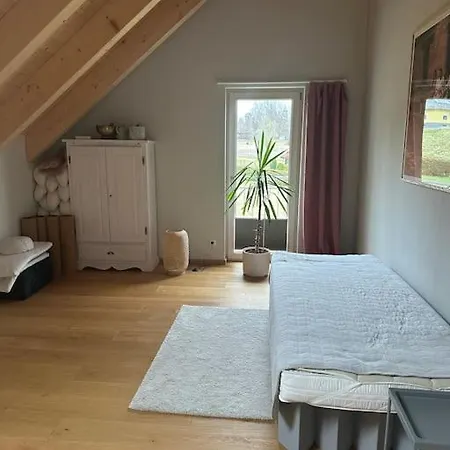 Dom wakacyjny Ferienyogahaus Bergblick Neues Blockhaus!